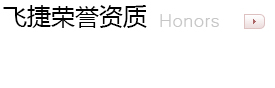 飛捷榮譽(yù)資質(zhì)